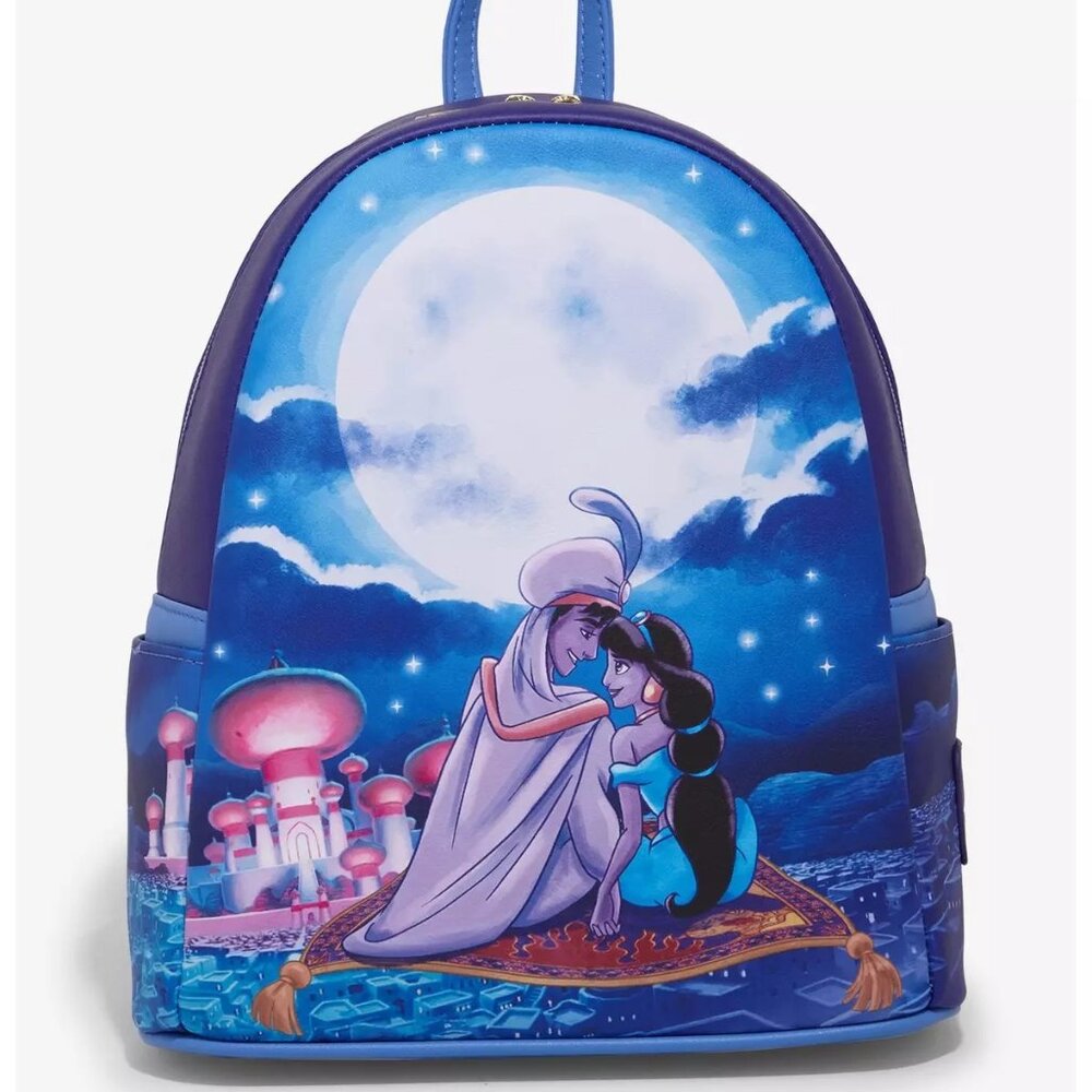 Loungefly Disney Aladdin Magic Carpet Ride Mini Backpack NWT